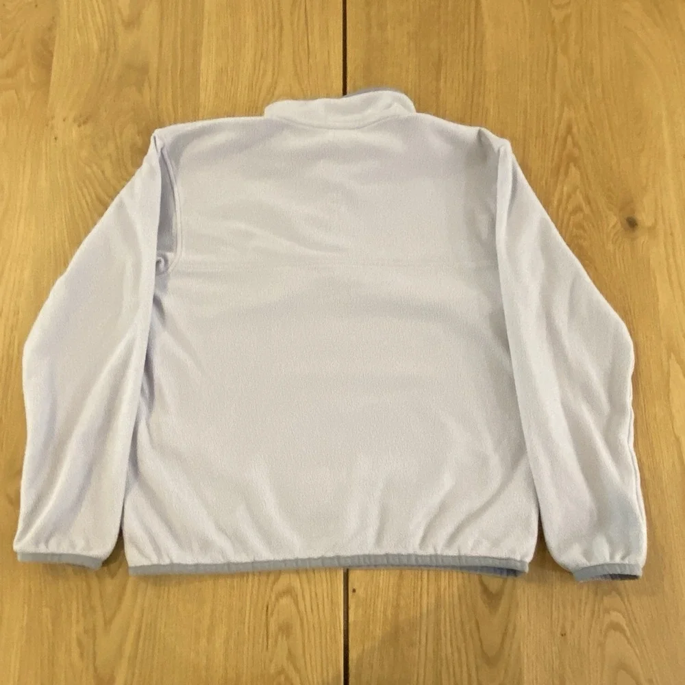 Patagonia‎ Youth 1/4 Snap Fleece Unisex 10/M Gray Long Sleeve